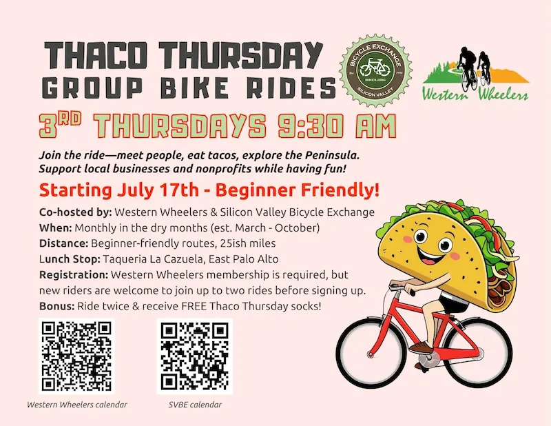 Thaco Thursday Group Bike Rides - 3rd Thursdays 9:45 am - Starting July 17th - Beginner Friendly!