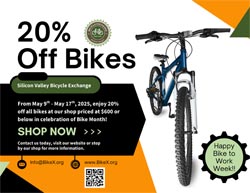 20% off bikes sale flyer