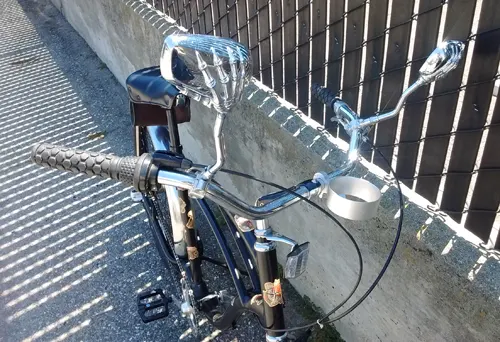 Tattoo bike skeleton mirrors