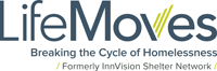 LifeMoves logo: Formerly InnVision Shelter Network
