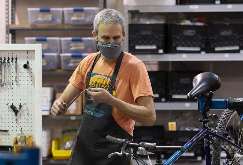 Paul Southworth has helped power the Silicon Valley Bicycle Exchange during the pandemic, while also cleaning up along some of the most popular bike routes.