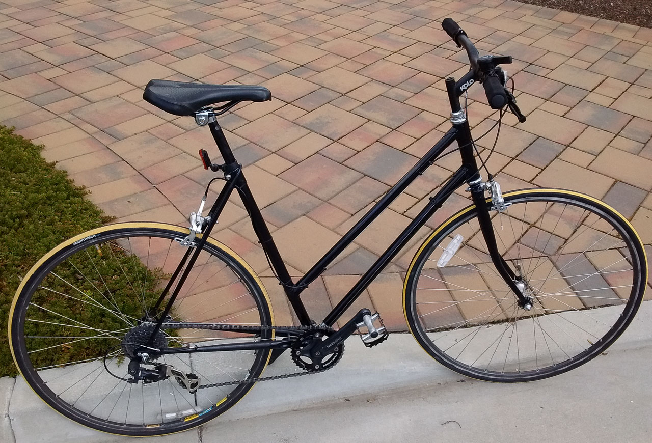 A Raleigh Record repainted, restored and rebuilt by Cap'n Jonny Felch