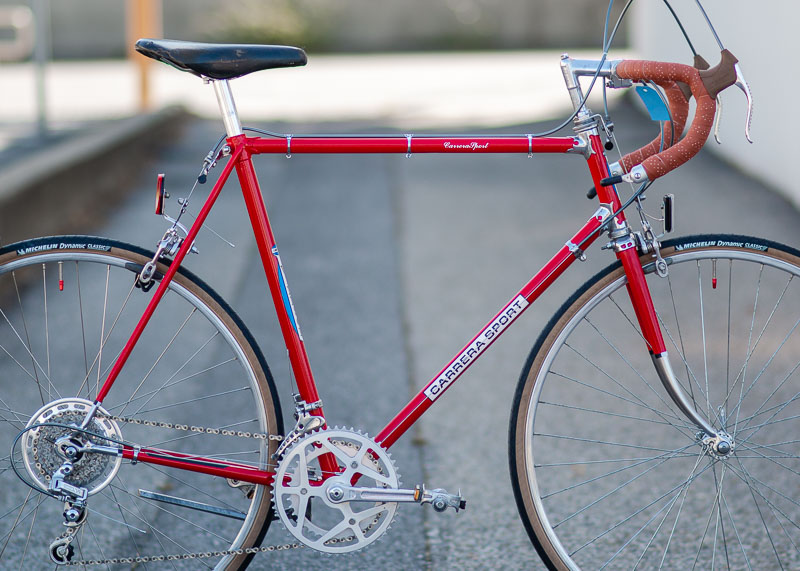 Windsor Carrera vintage road bike. Used Bikes from the Bay Area's Bicycle Exchange, Palo Alto. Available at https://shop.bikex.org